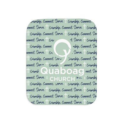 Quaboag Church Sherpa Blanket - Version 2