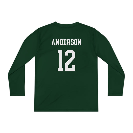 Youth Sturbridge Little League Baseball Sport-Tek YST350LS Long Sleeve Competitor Tee - Personalized