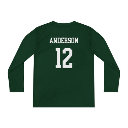 Youth Sturbridge Little League Baseball Sport-Tek YST350LS Long Sleeve Competitor Tee - Personalized
