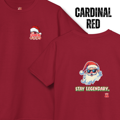 Youth Santa T-Shirt, Stay Legendary, Holiday Apparel