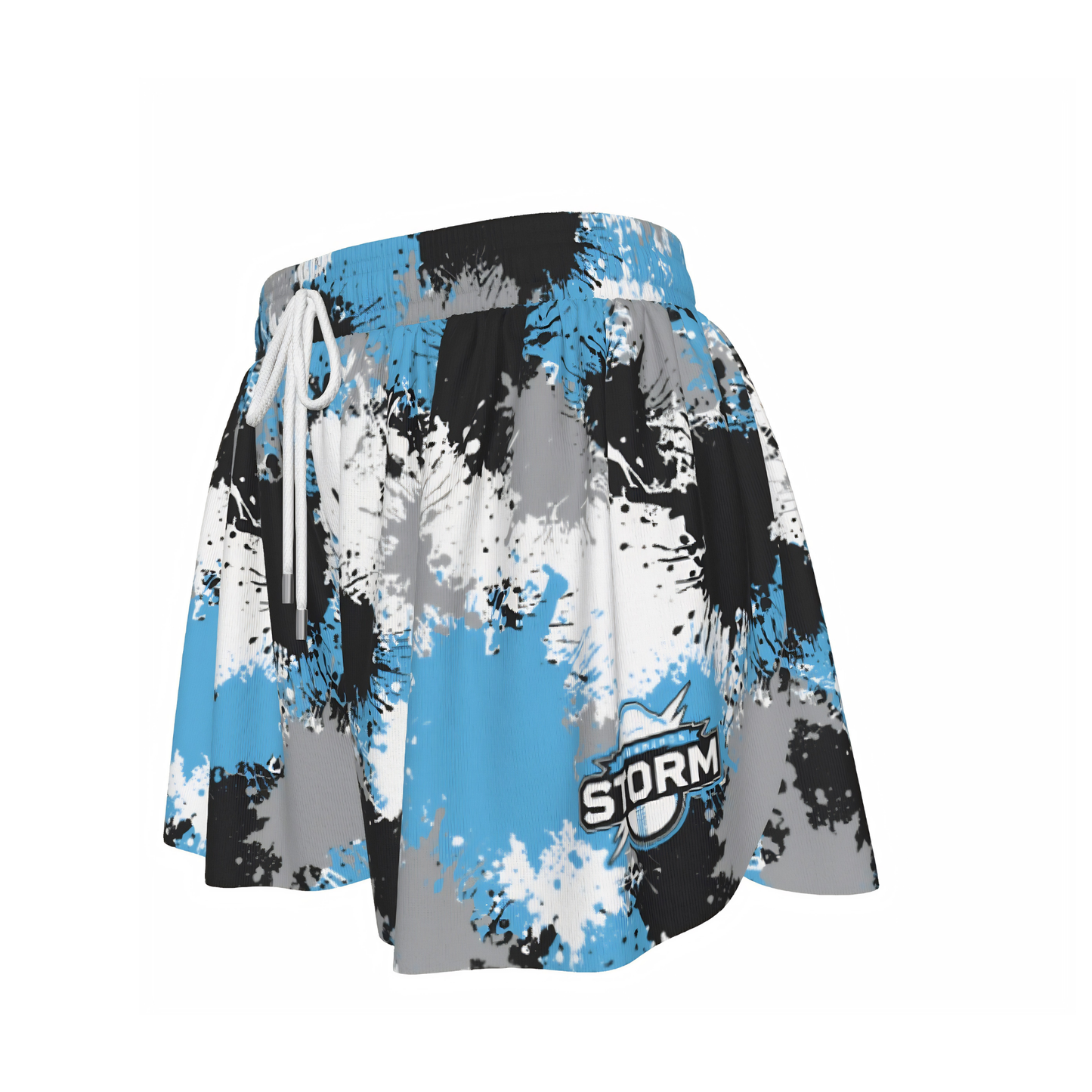 Women's Storm Softball Butterfly Shorts- Paint Splatter
