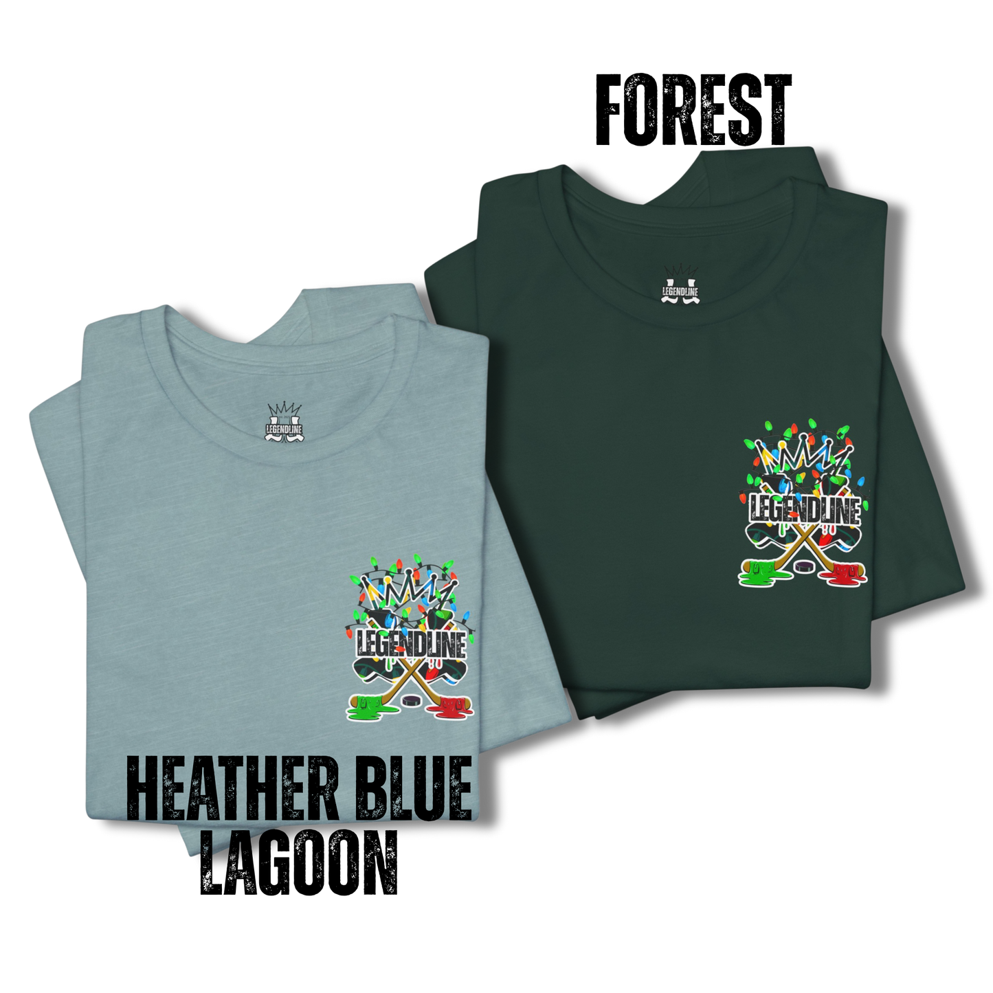 Adult Hockey Christmas T-Shirt