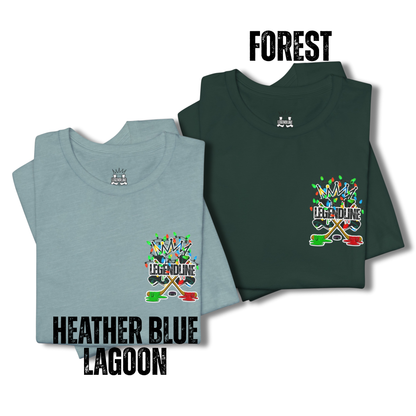 Adult Hockey Christmas T-Shirt