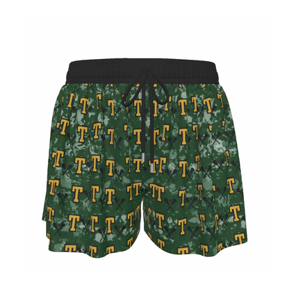 TRYLax Women's Butterfly Shorts - Green Edition