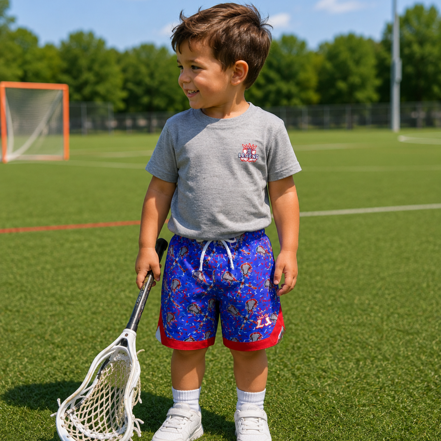 Toddler Lacrosse Mesh Shorts, Patriotic America 250 Collection