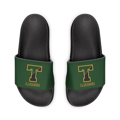 Youth TRYLAX Deco Brand Removable Strap Slides (Green, Personalized)