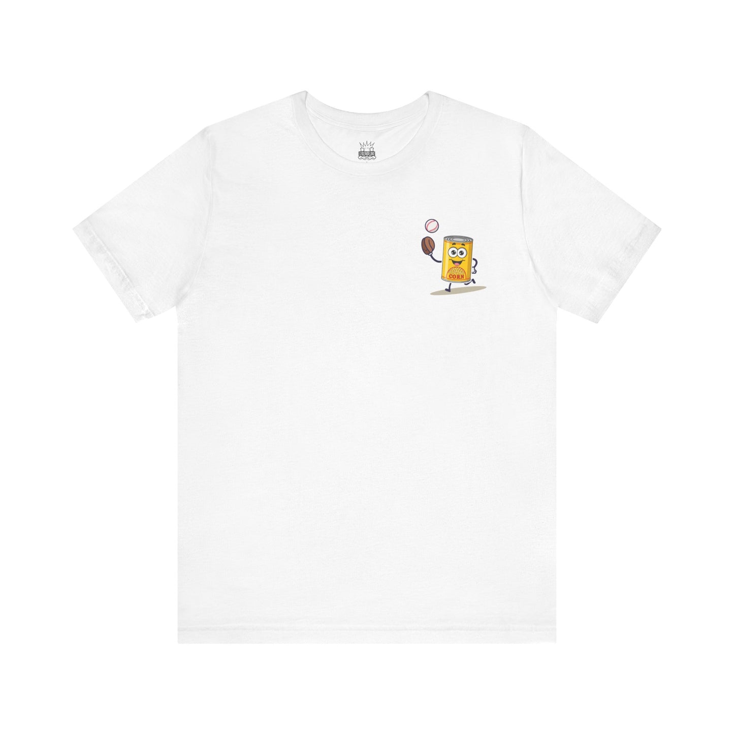 "Can of Corn" Baseball Humor Adult T-Shirt