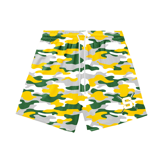 Adult Sturbridge Little League Baseball Mesh Shorts - Camo Edition (with inner liner)