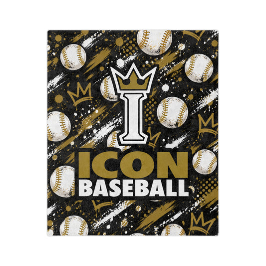 Icon Baseball Super Soft Plush Blanket - Design 1
