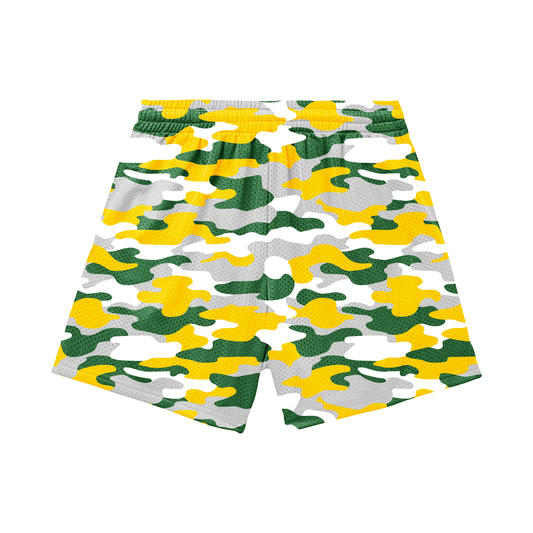 Adult Sturbridge Little League Baseball Mesh Shorts - Camo Edition (with inner liner)