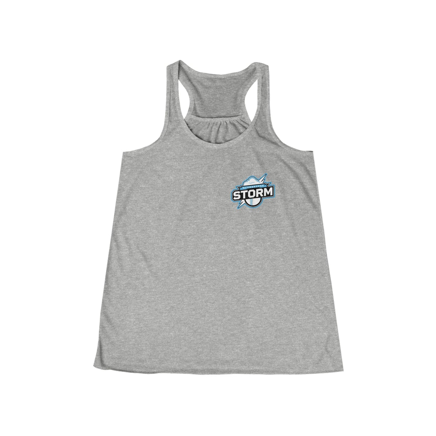 Women's Storm Racerback Tank Top (Black, Gray)