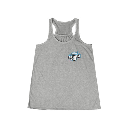 Women's Storm Racerback Tank Top (Black, Gray)