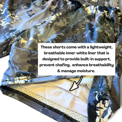 Adult "Beast on the Mound" Pitchers Mesh Shorts (with inner liner)