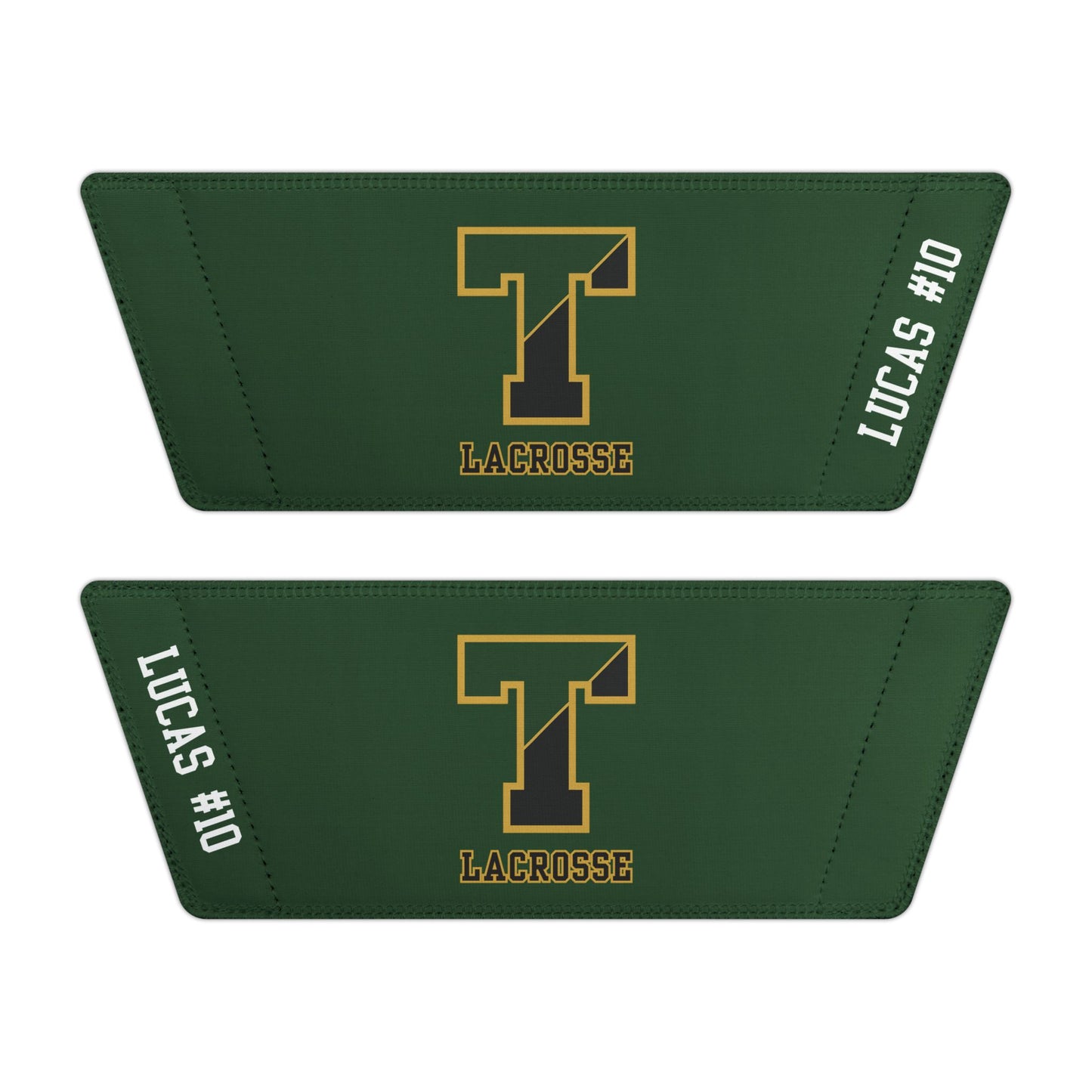 Youth TRYLAX Deco Brand Removable Strap Slides (Green, Personalized)