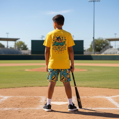 Youth Unisex Legends Sports T-Shirt, Funny Flying Money Graffiti Design