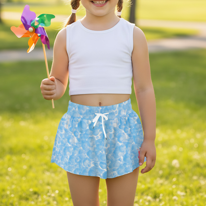 Girls Summer Bubbles Butterfly Shorts