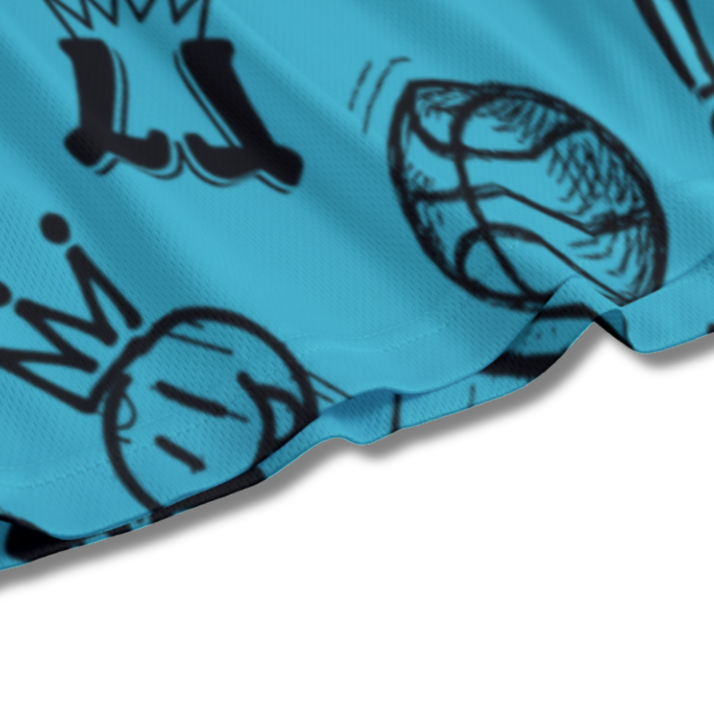 Youth Graffiti Basketball Mesh Shorts
