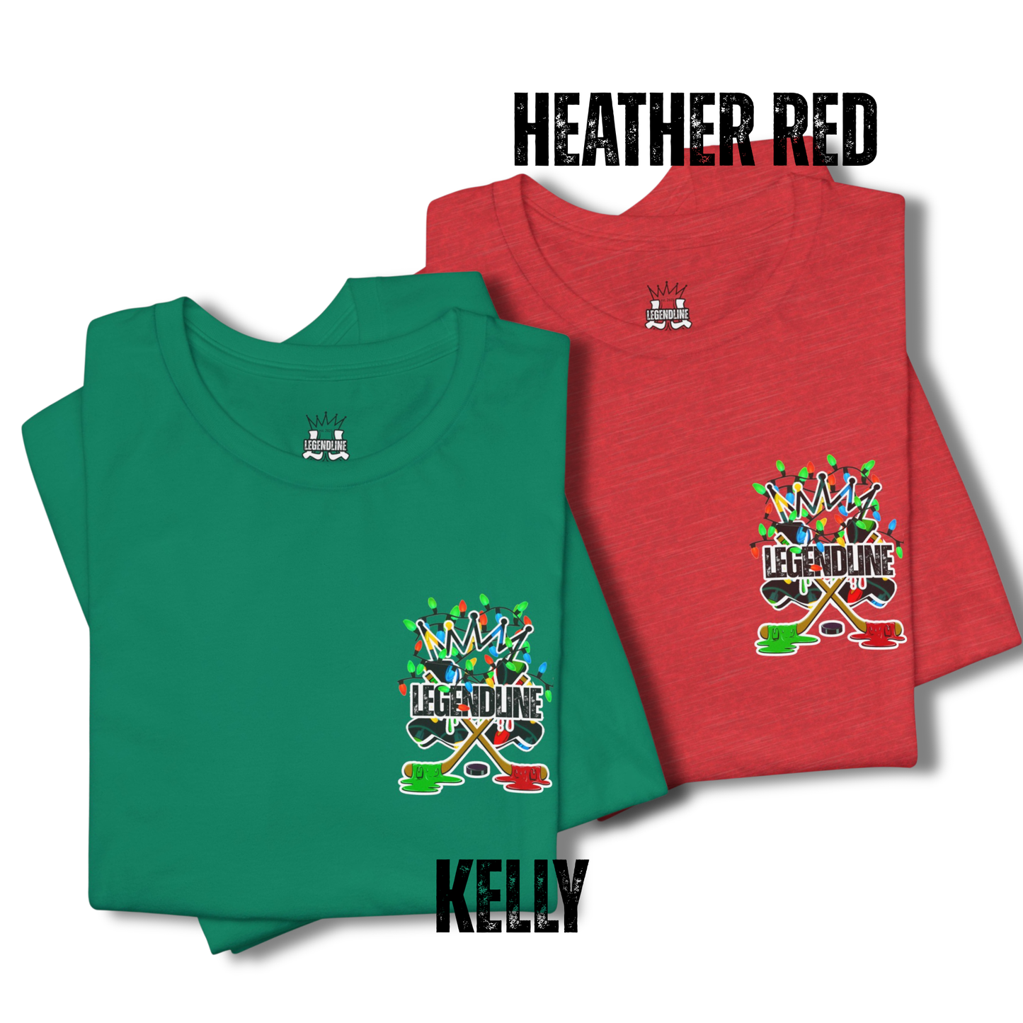 Adult Hockey Christmas T-Shirt
