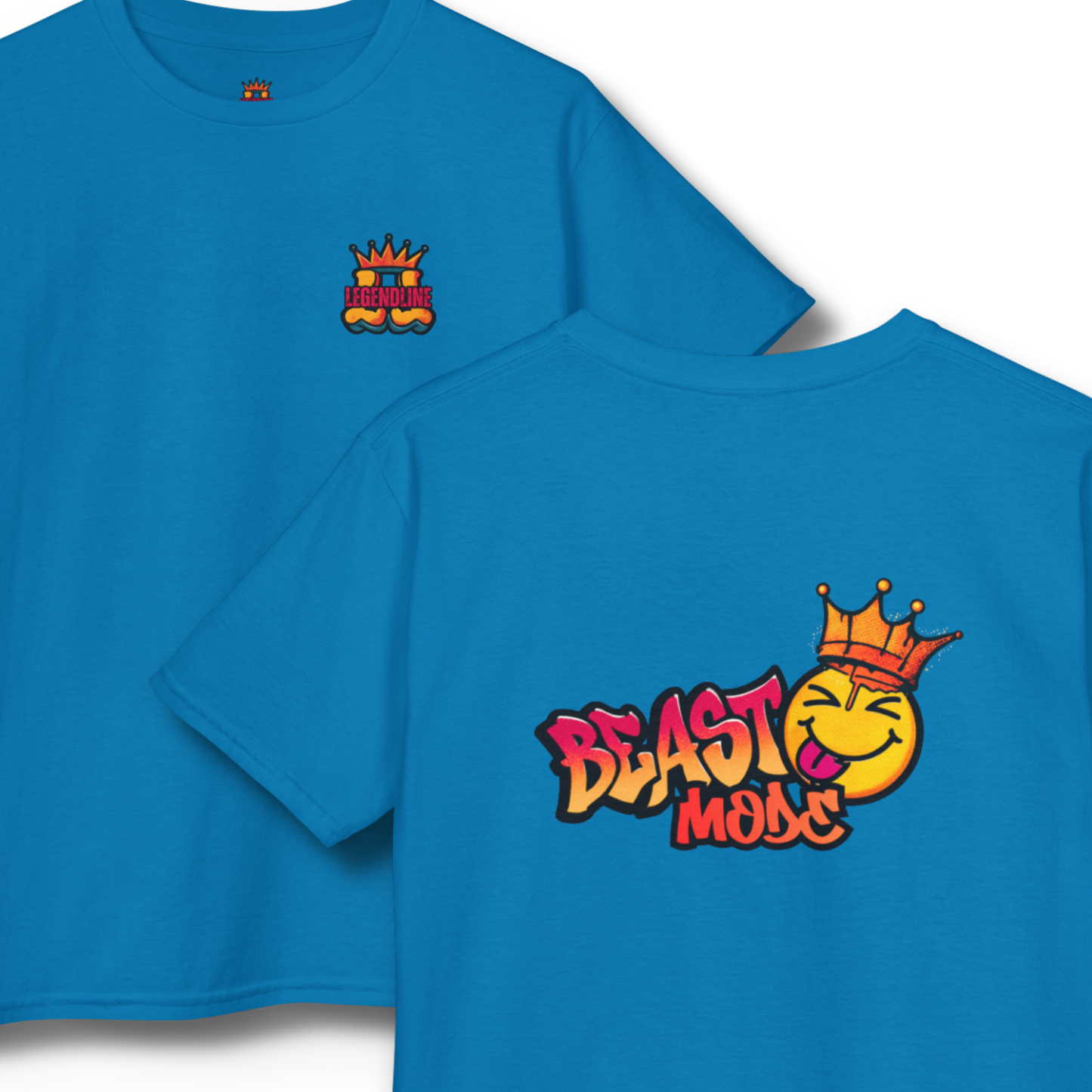 Youth Unisex Beast Mode Sports T-Shirt, Funny Graffiti Design