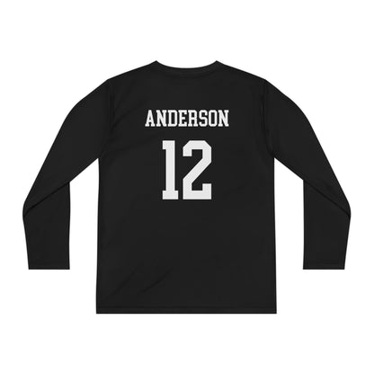 Youth Sturbridge Little League Baseball Sport-Tek YST350LS Long Sleeve Competitor Tee - Personalized