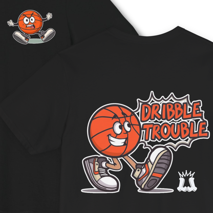 Adult "Dribble Trouble" Basketball T-Shirt