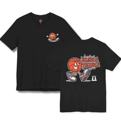 Adult "Dribble Trouble" Basketball T-Shirt