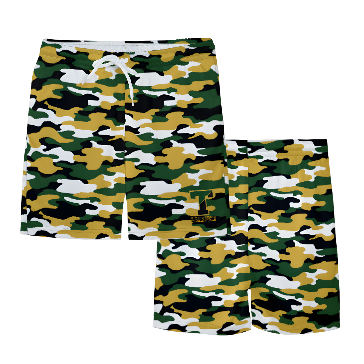 Youth TRYLAX Camouflage Design Mesh Shorts