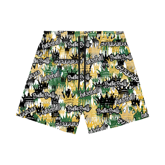 Adult Sturbridge Little League Baseball Shorts - Graffiti Edition 1 (with inner liner)