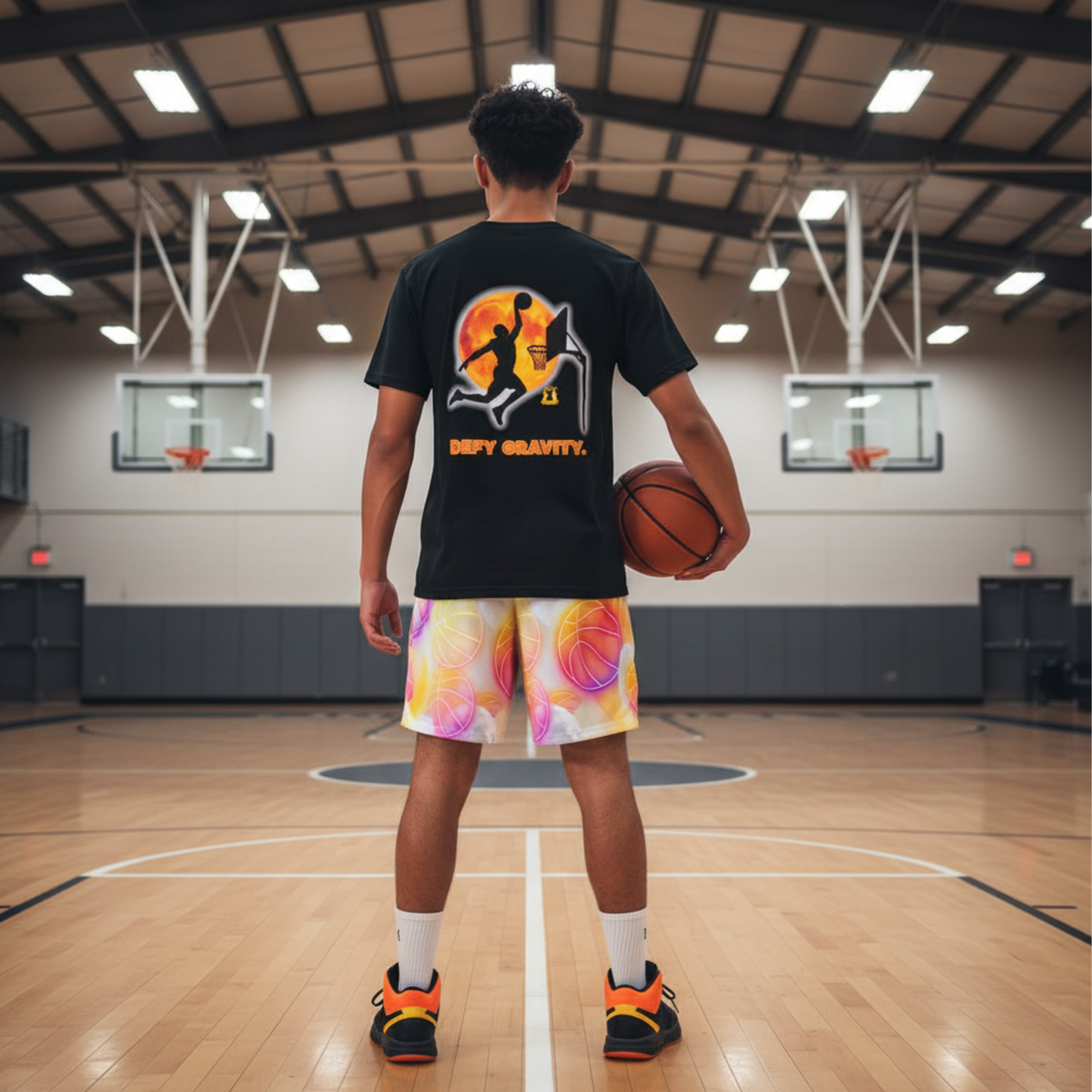 Adult Unisex Defy Gravity Basketball T-Shirt