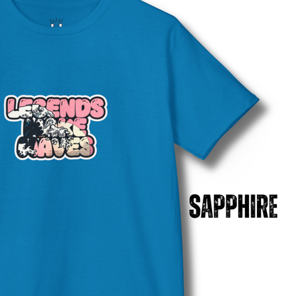 Youth Unisex T-Shirt, Sportswear, Casual Tee, Legends Make Waves