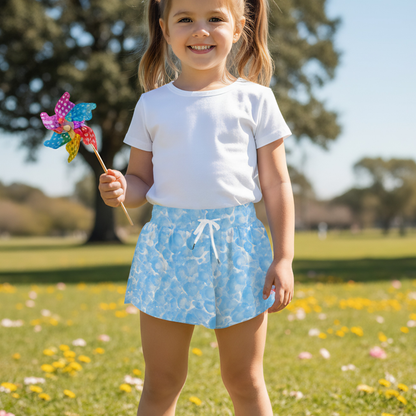 Girls Summer Bubbles Butterfly Shorts