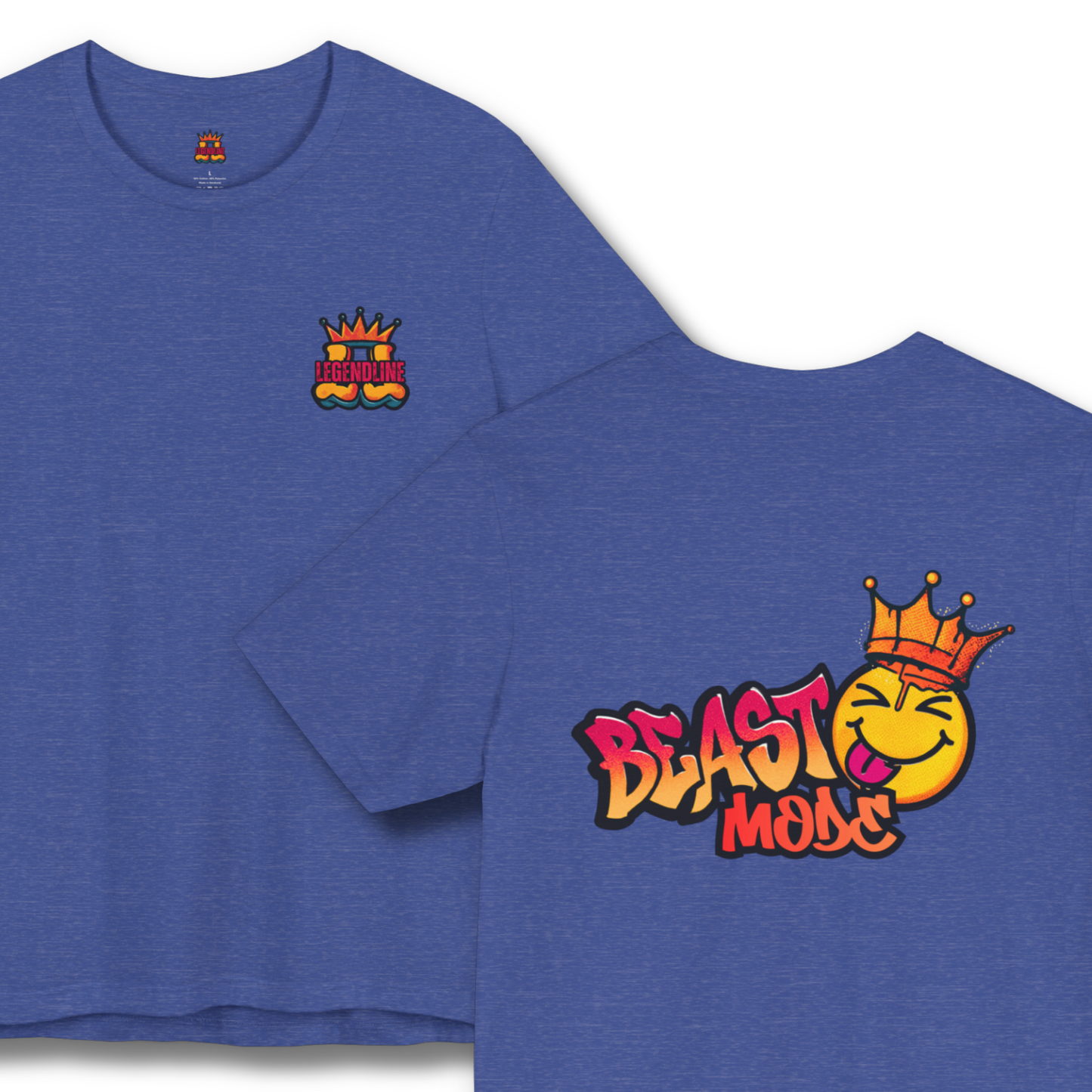 Adult Unisex Beast Mode Sports T-Shirt, Funny Graffiti Design