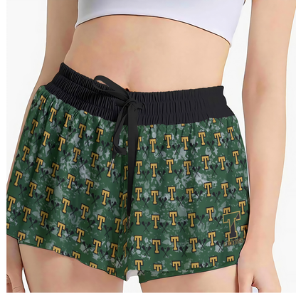 TRYLax Women's Butterfly Shorts - Green Edition