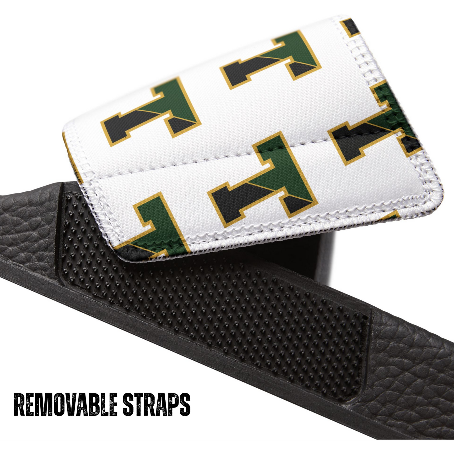 Youth TRYLAX T Pattern Removable Strap Slide Sandals