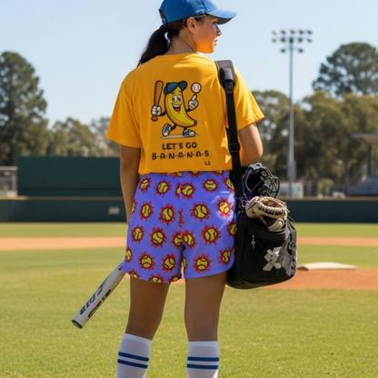 Women's Softball Sport Mesh Shorts