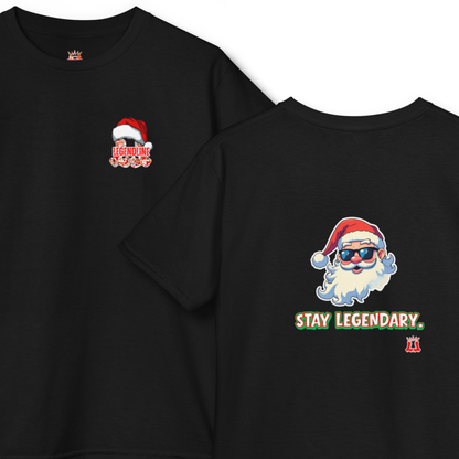 Youth Santa T-Shirt, Stay Legendary, Holiday Apparel