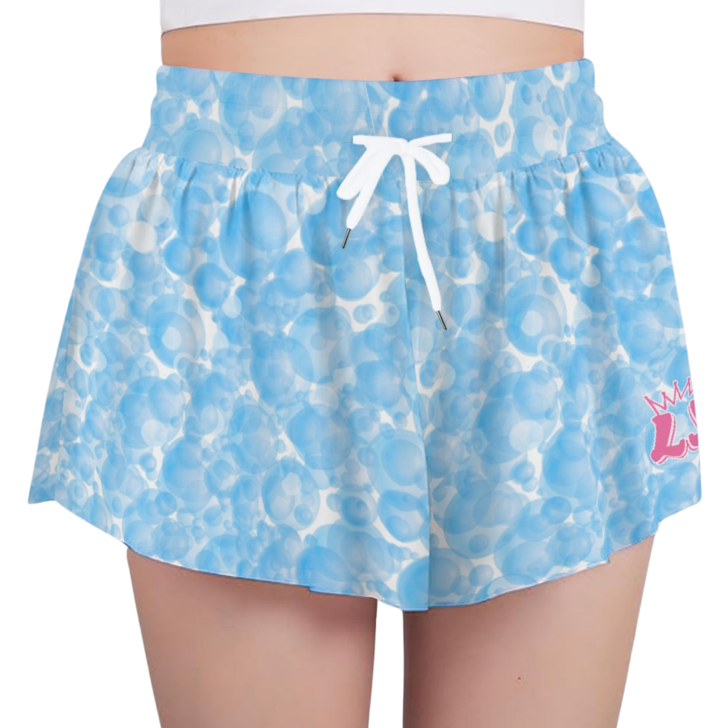 Girls Summer Bubbles Butterfly Shorts