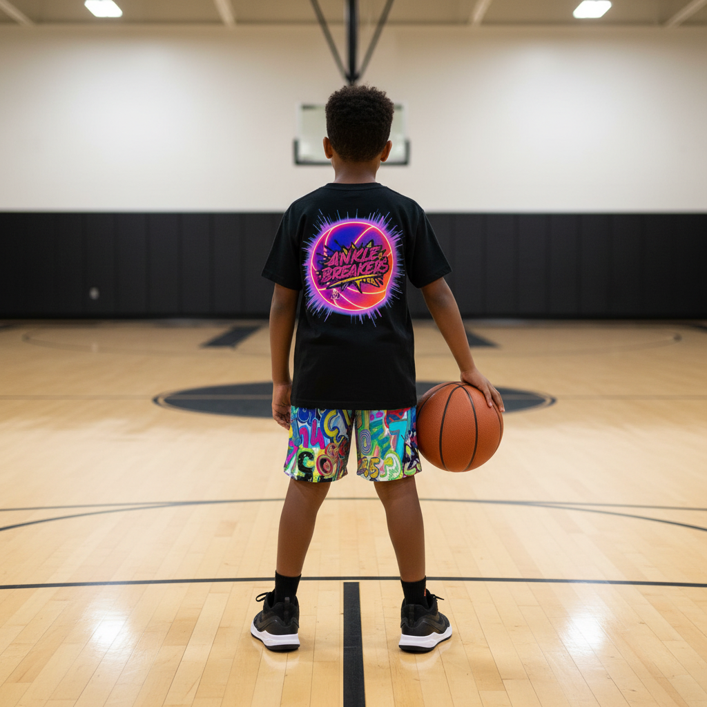 Youth Basketball Legendary Numbers Athletic Shorts