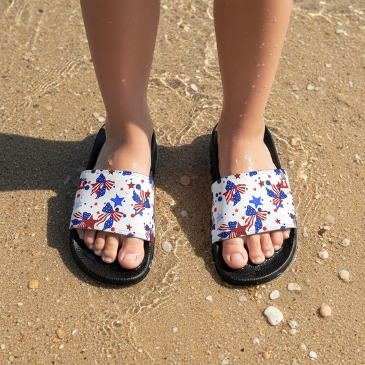 Youth Patriotic Stars & Flags Youth Sandals