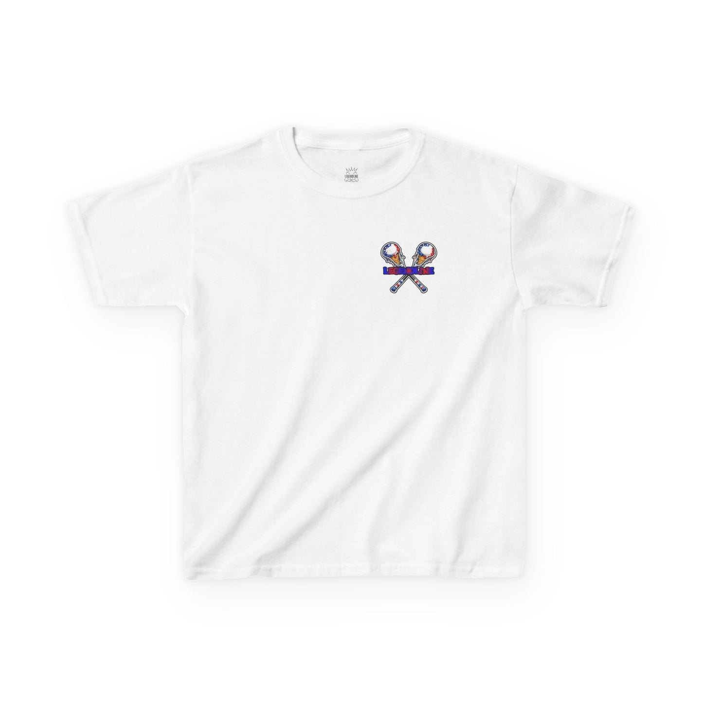 Kids Lacrosse T-Shirt, Youth Patriotic Shirt