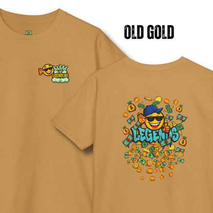 Youth Unisex Legends Sports T-Shirt, Funny Flying Money Graffiti Design