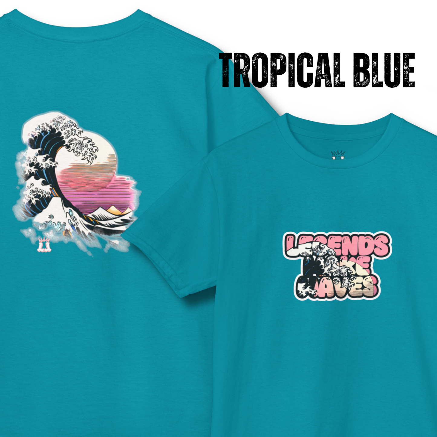 Youth Unisex T-Shirt, Sportswear, Casual Tee, Legends Make Waves