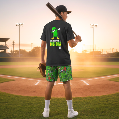 Adult Pickle Lovers Mesh Sports Shorts