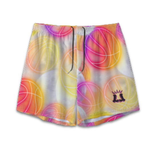 All-Over Print Adult Mesh Basketball Shorts: Defy Gravity