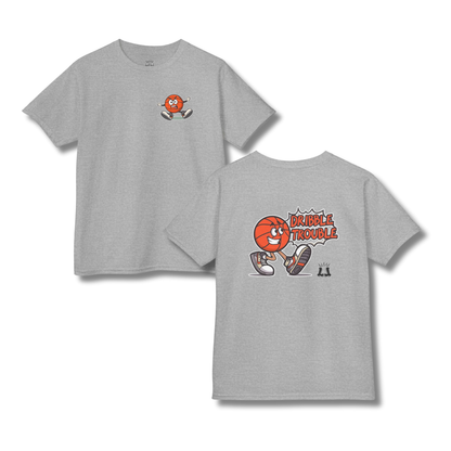 Youth Dribble Trouble Basketball T-Shirt