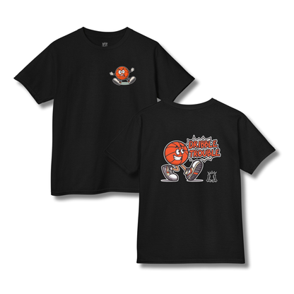 Youth Dribble Trouble Basketball T-Shirt