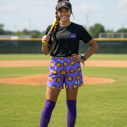 Women's Softball Sport Mesh Shorts
