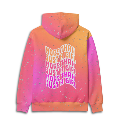 Adult Fleece Line Hoodie, All Over Print More Than Just A Girl