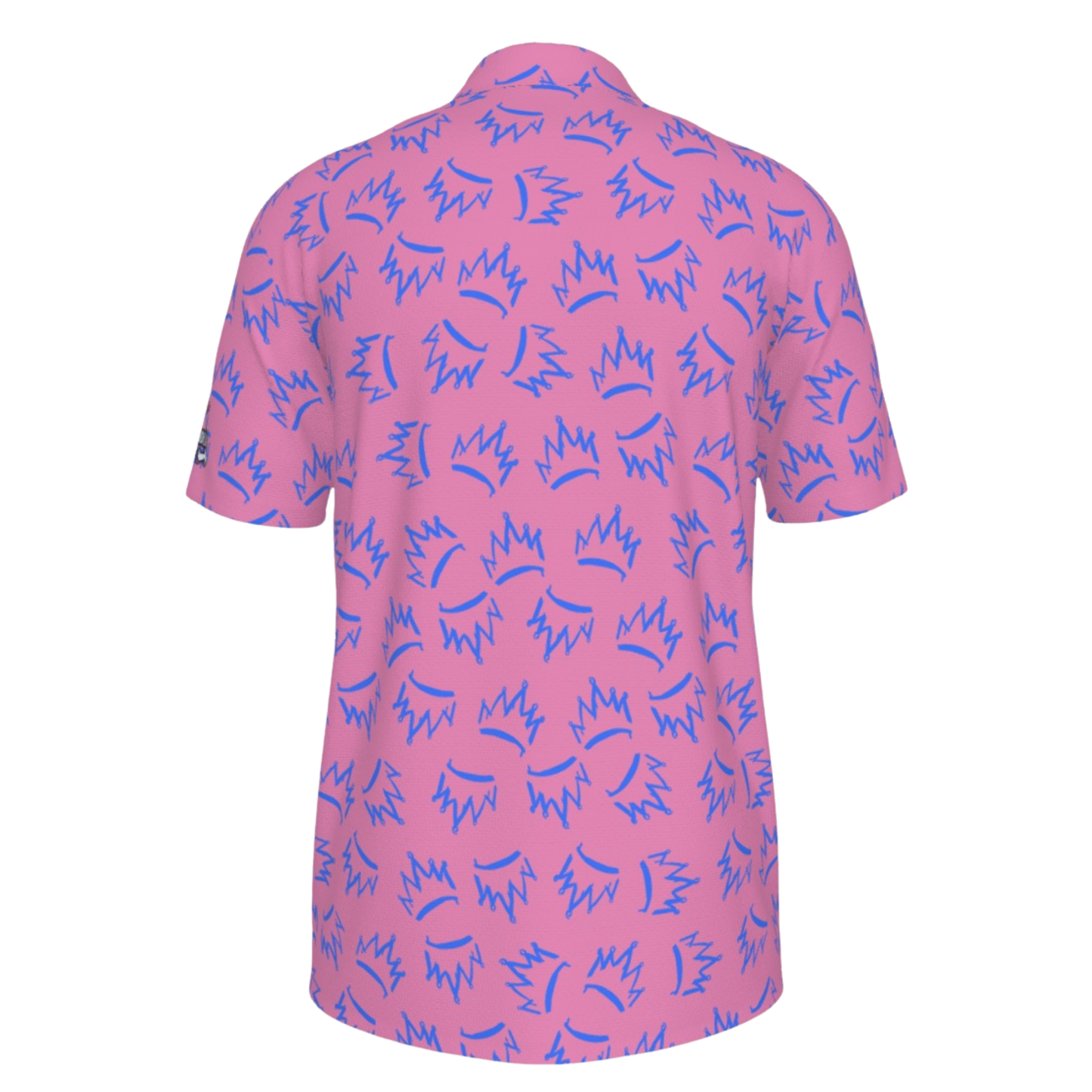 Men's Tipsy Crown Polo Shirt, UV Protection Golf Shirt