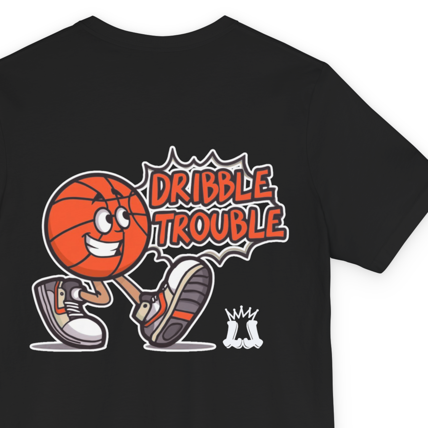 Adult "Dribble Trouble" Basketball T-Shirt